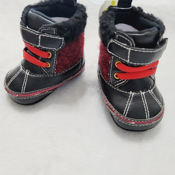 💕 NWT First Steps By Stepping Stones Baby Boots - Picture 7 of 15